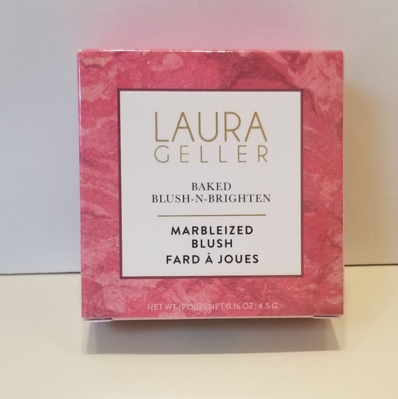 🦋 Laura Geller Baked Blush-N-Brighten Marbleized Blush (In Coral Cove) - Picture 2 of 12